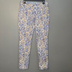 EUC J. McLaughlin Lexi Watercolor Dot Print Jeans Size 10